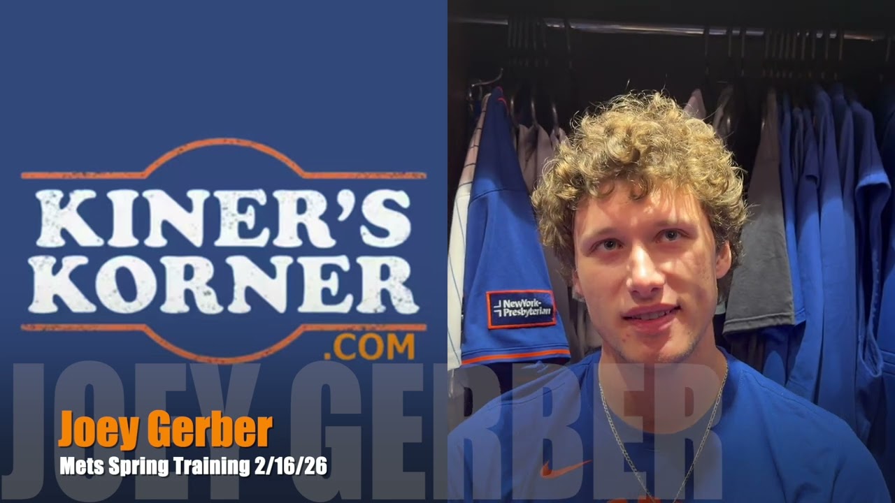 Joey Gerber New York Mets Spring Training 2/16/26