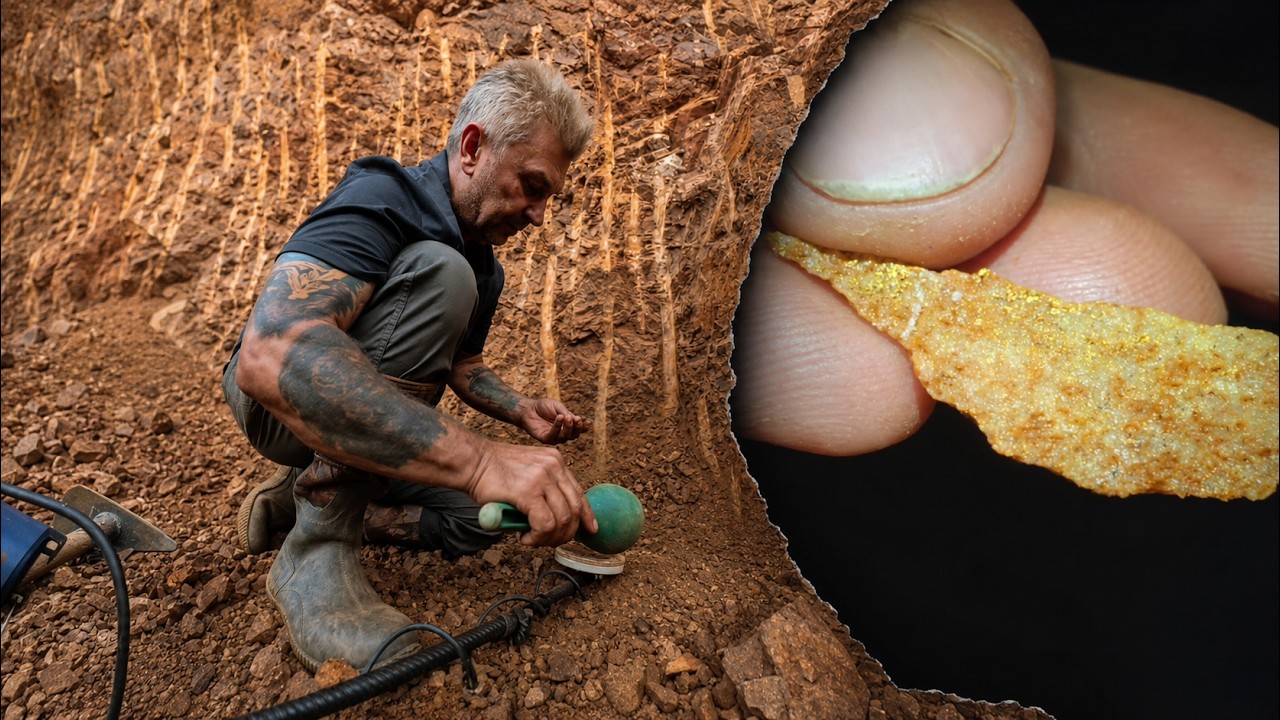 Back on the Gold — 20 Targets and a Paper-Thin Quartz Vein with Gold Inside! 🤯