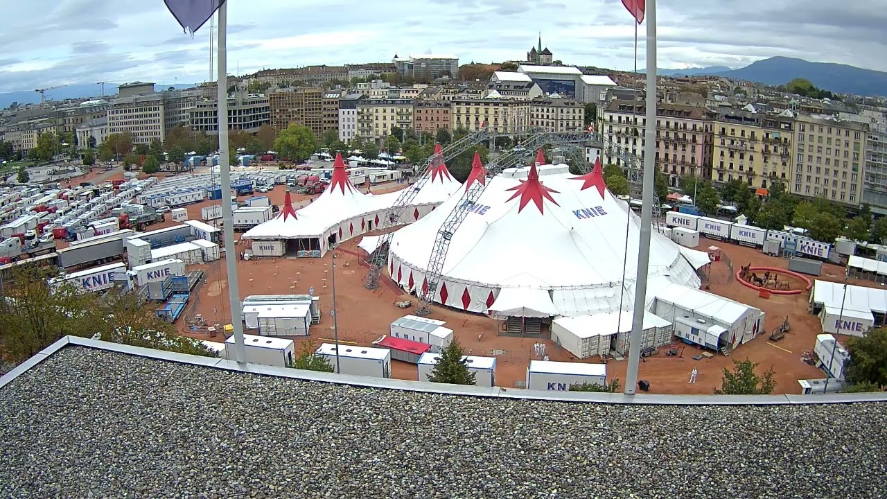 Circus Knie Genève 2025 Abbau