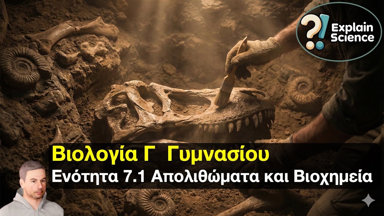 Βιολογία Γ Γυμνασίου - Ενότητα 7.1 Απολιθώματα και Βιοχημεία