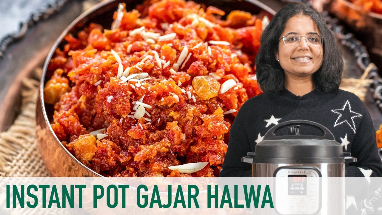 Instant Pot Gajar Halwa | Carrot Halwa | Gajar Halwa In Pressure Cooker