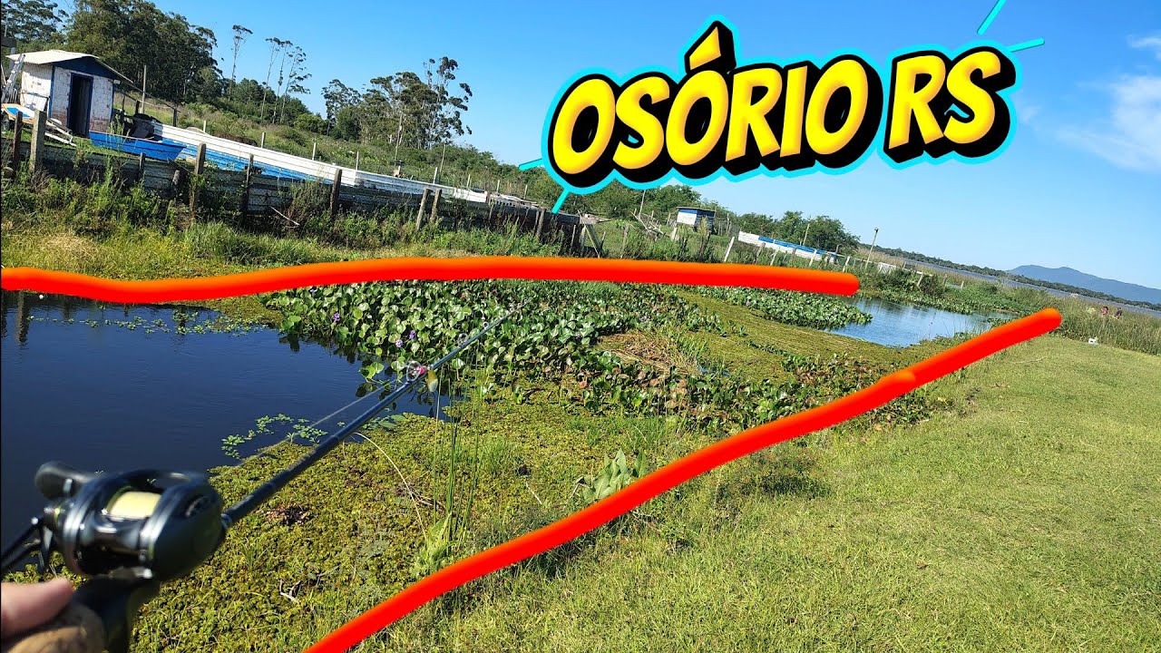Pesca de TRAÍRA EM OSÓRIO RS Conhecendo um novo ponto de pesca!