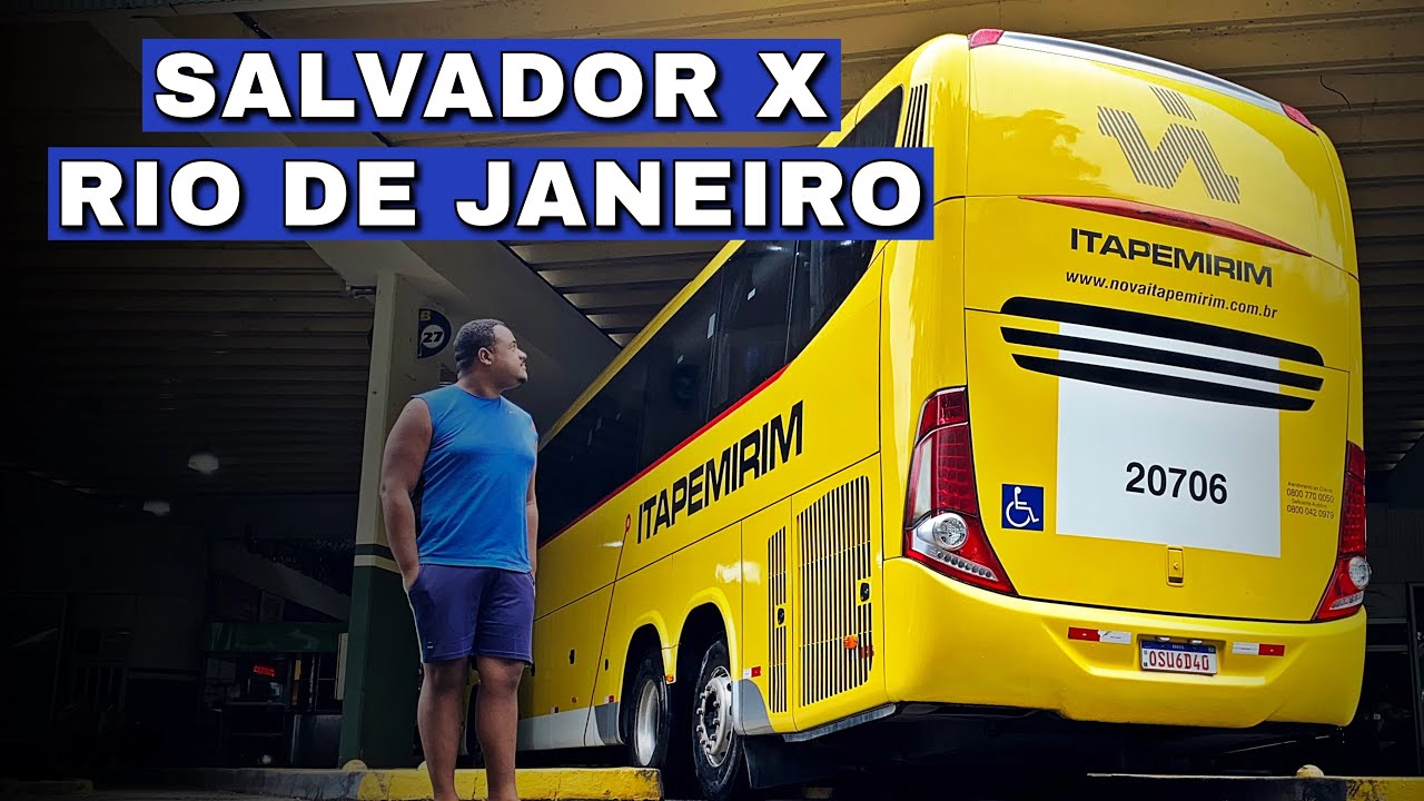 34 Horas de VIAGEM Com a NOVA ITAPEMIRIM! De Salvador Para Rio de Janeiro #1