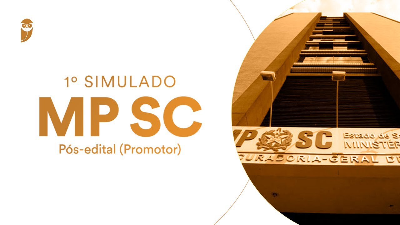 1º Simulado MP SC - Pós-edital (Promotor) - Correção