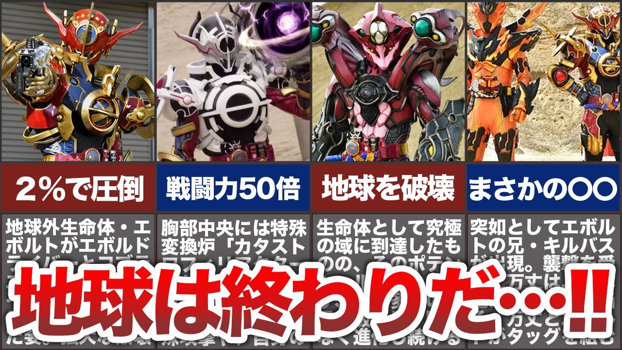 あまりにも強ぎる！怪人エボルトについて徹底解説！仮面ライダービルド