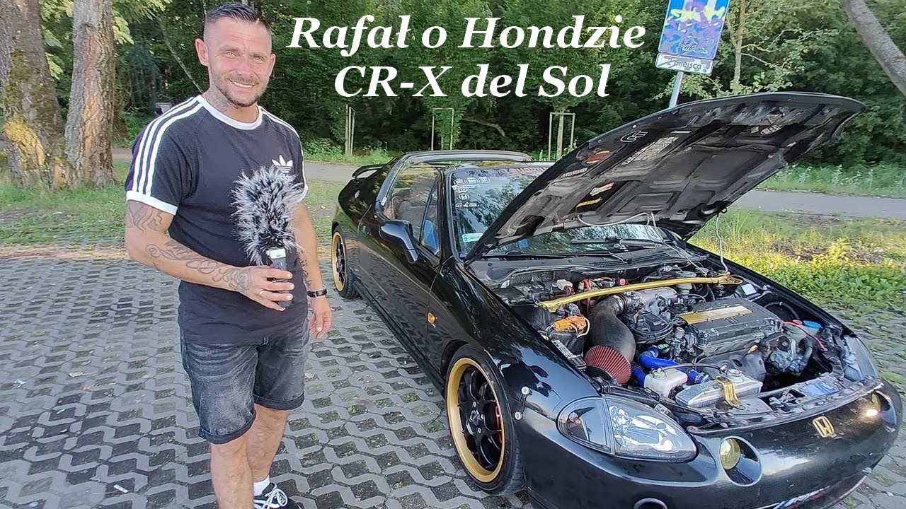 Honda CR-X del Sol - o swoim samochodzie Rafał z Warszawskiej Pragi.