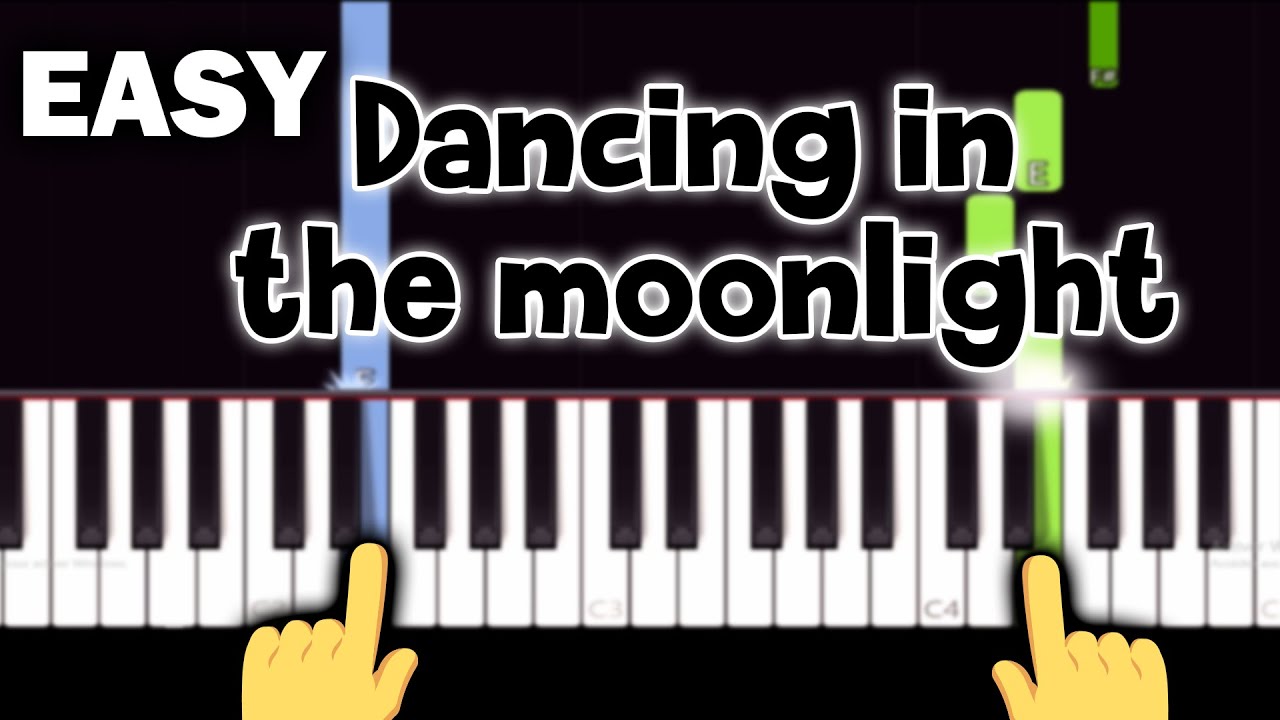 Toploader - Dancing in the Moonlight - EASY Piano tutorial