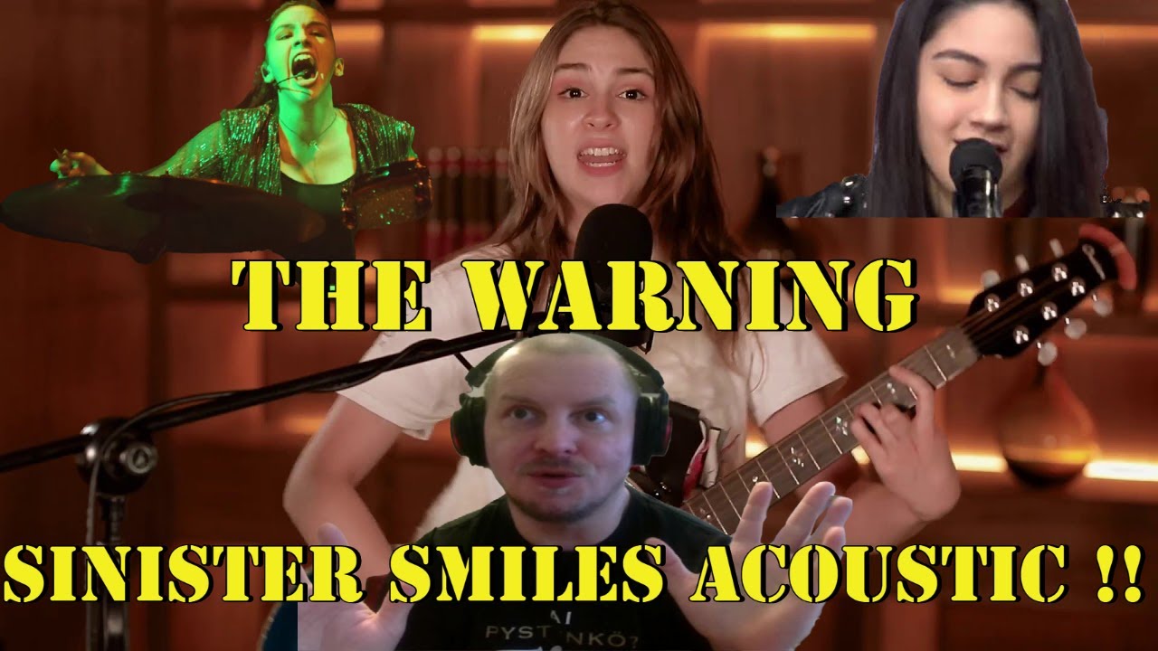Johi REACTS to THE WARNING - SINISTER SMILES ( ACOUSTIC )