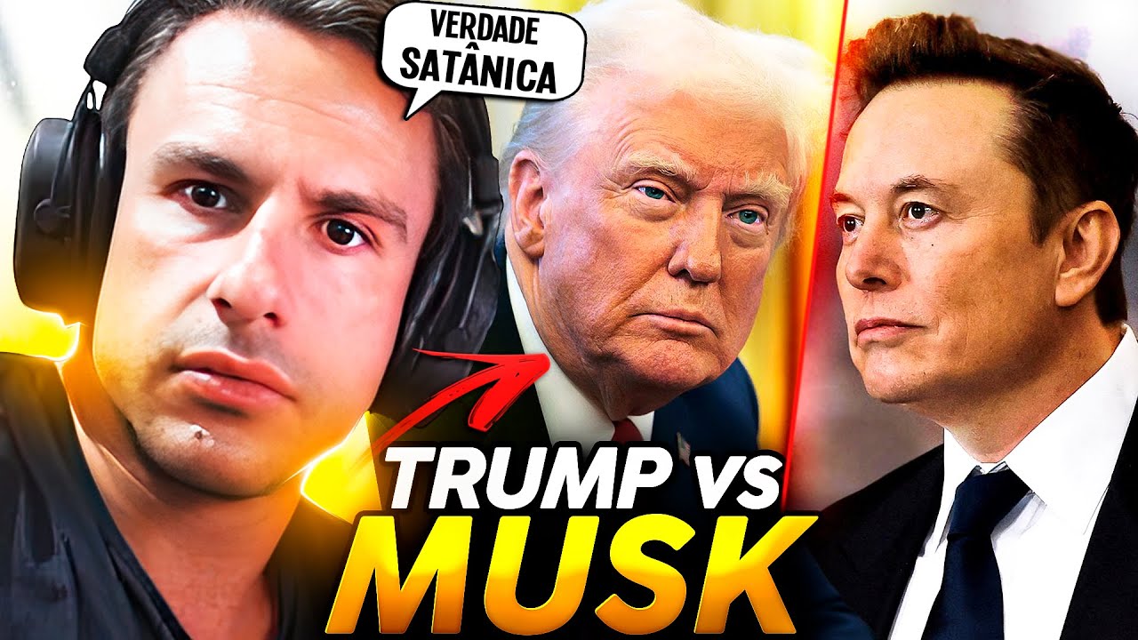SUPER XANDÃO REAGINDO A BRIGA ENTRE TRUMP e ELON MUSK