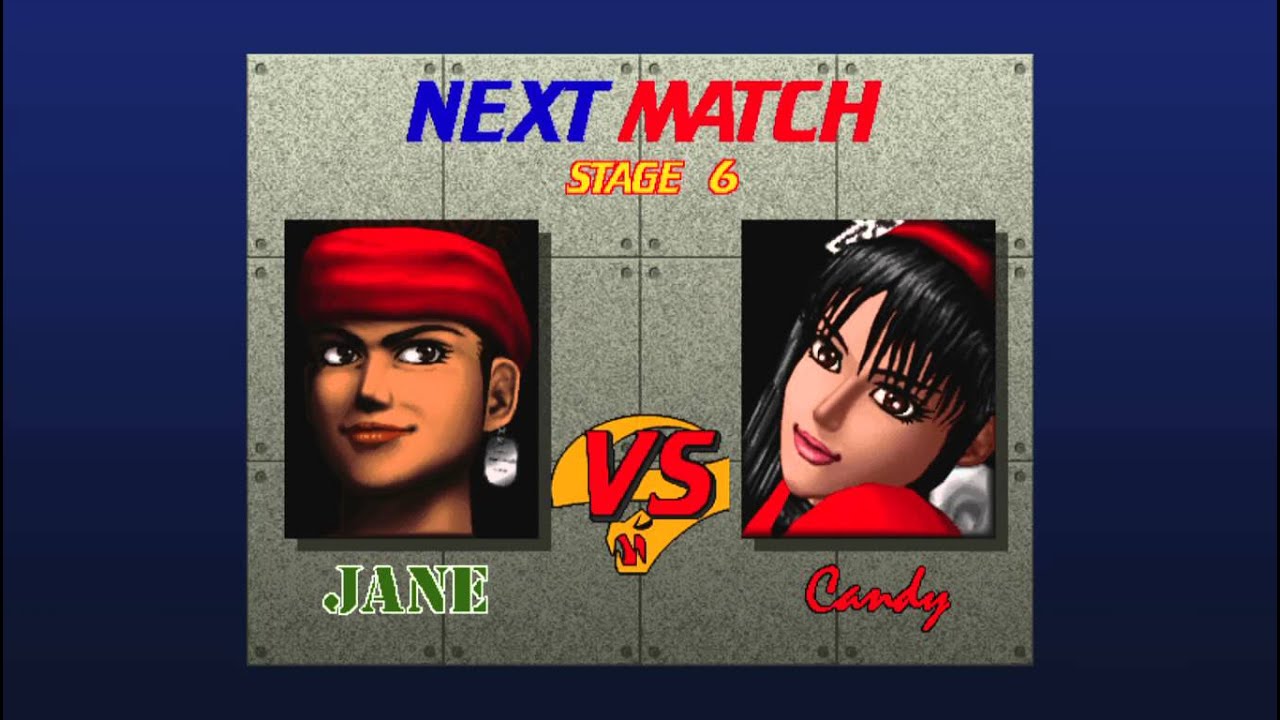Fighting Vipers: Arcade Mode Jane