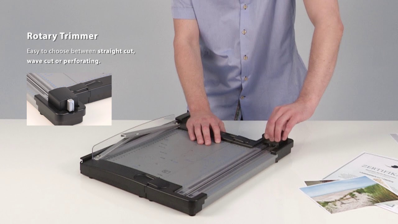 2 in 1 Rotary Paper Trimmer and Guillotine