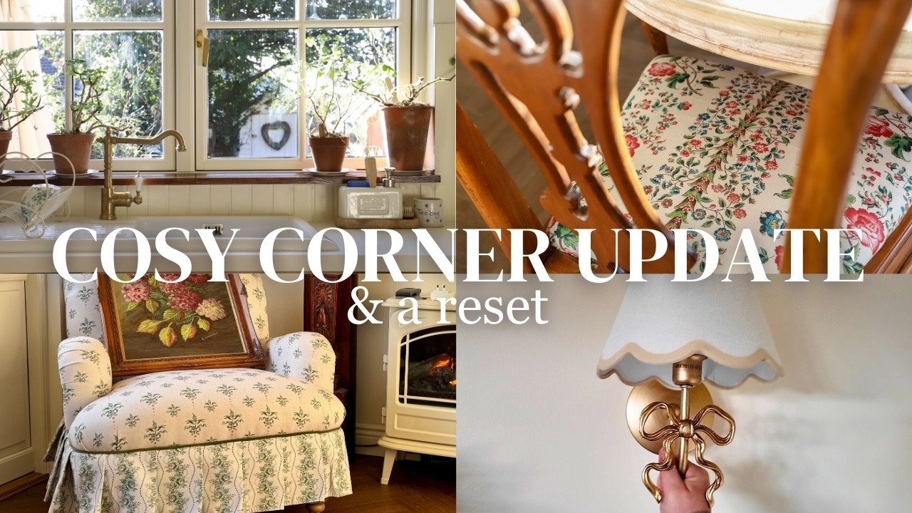 Slow Winter Days | A New Chair for the Cosy Corner & Cottage Reset