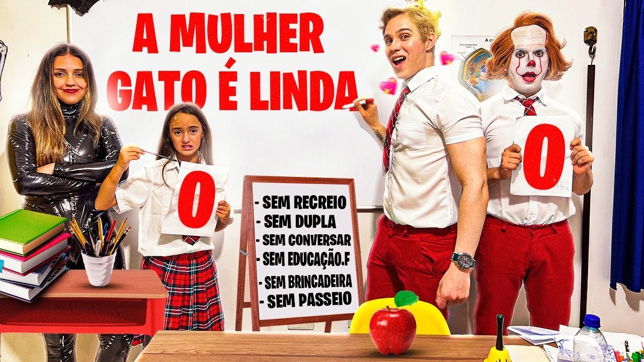 O DR CAOLHO DESAPARECEU E A MULHER GATO É A NOVA PROFESSORA DA ESCOLA! ELA FOI MALVADA COM TODOS