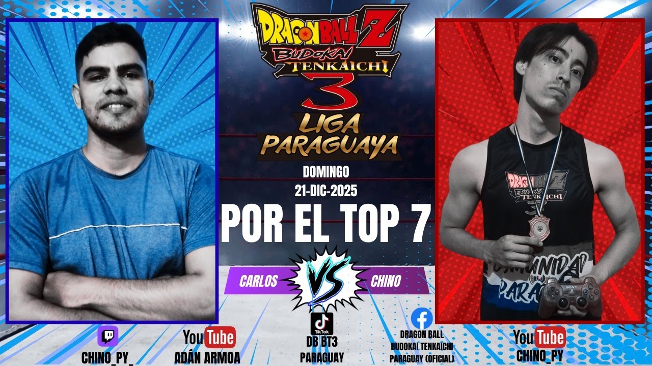 DBZ-BT3/ Desafío por el Top 7 de PY - Chino vs Carlos