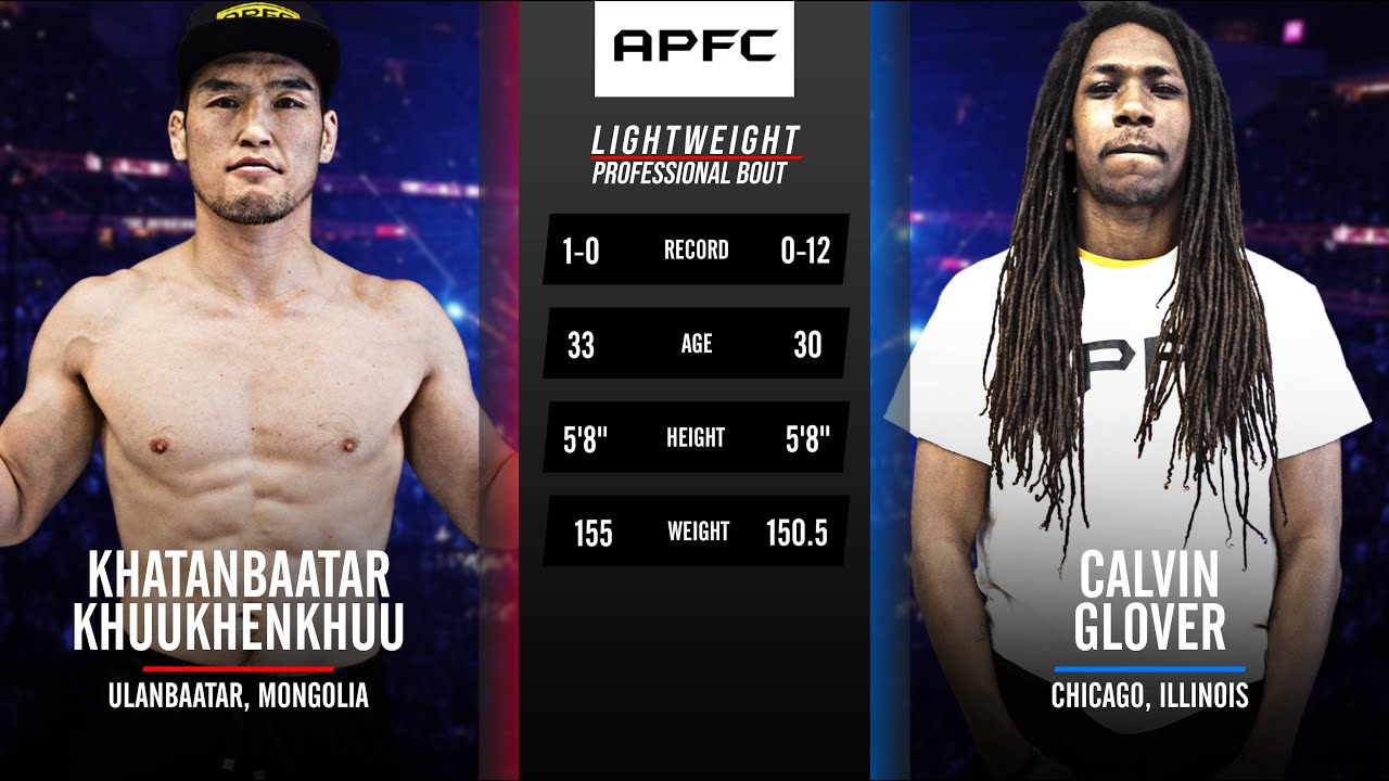 APFC 4: KHATANBAATAR KHUUKHENKHUU VS CALVIN GLOVER | #MMA #FULLFIGHT