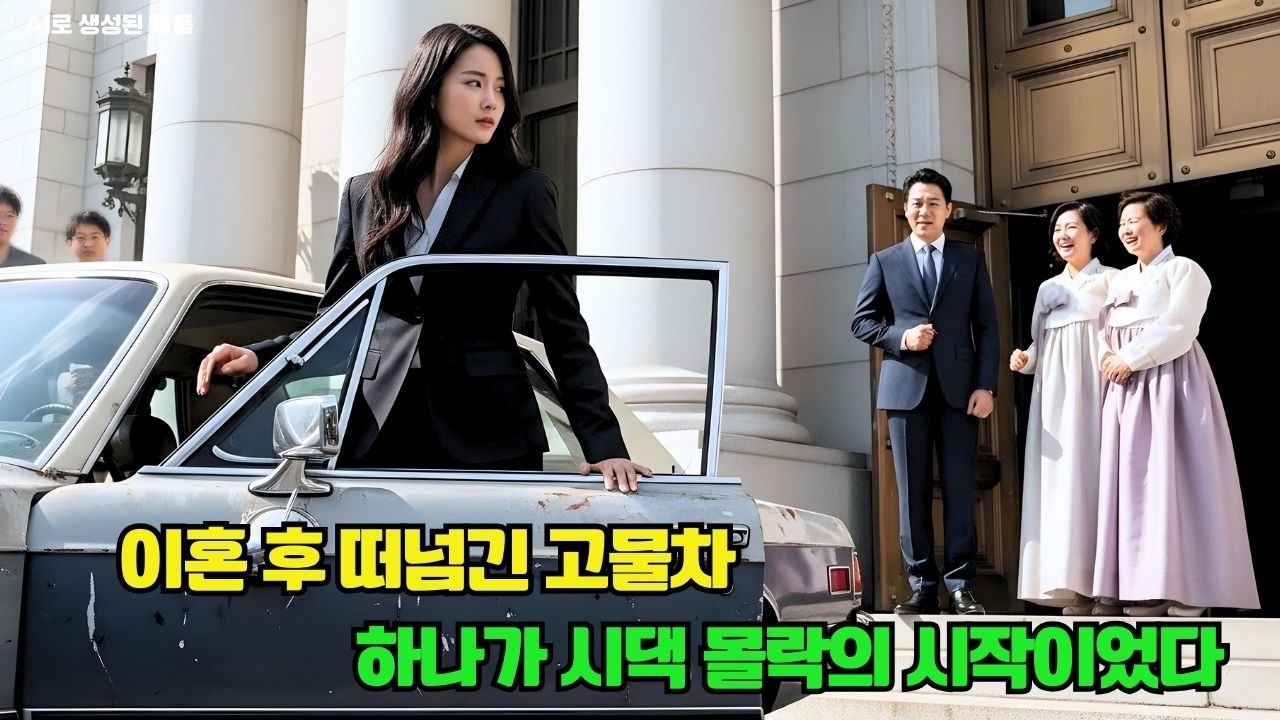 이혼 후 사고 난 고물차만 떠안은 여자, 폐차 직전 발견한 블랙박스가 시댁의 돈세탁 범죄를 폭로했다