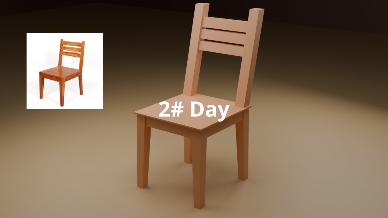 2ºDay - Blender project(Chair)