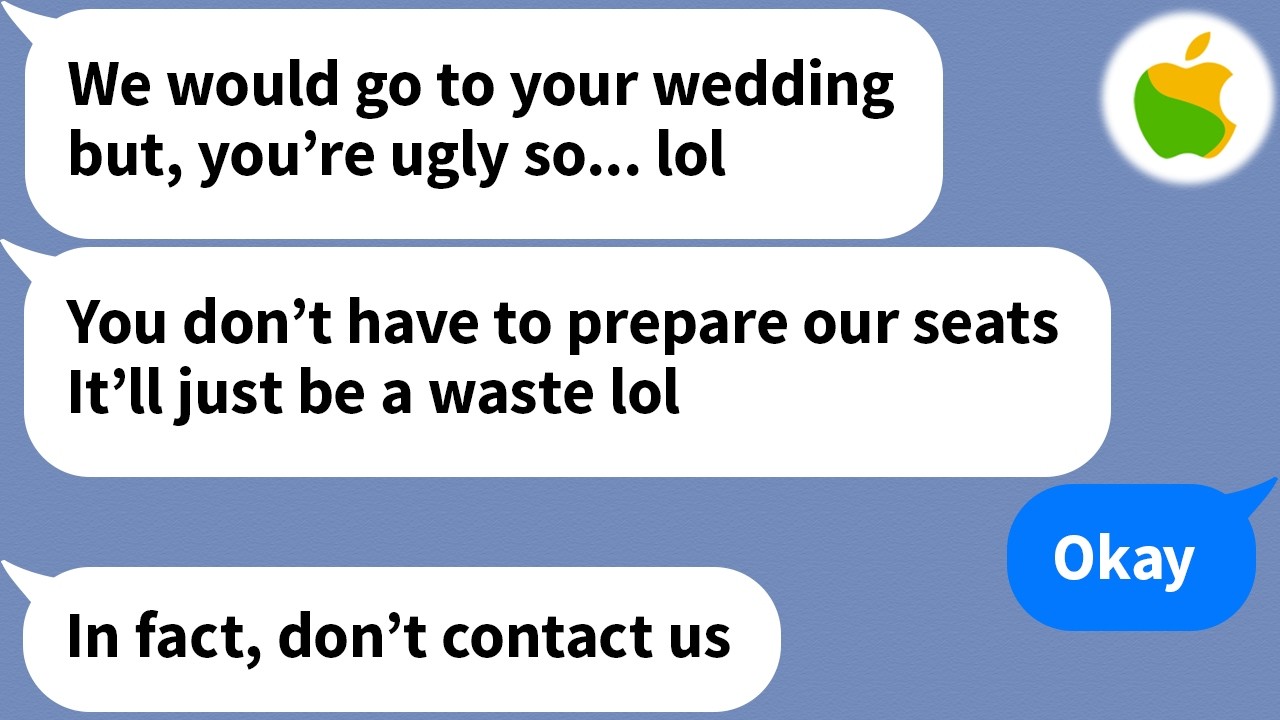 【Apple】 My parents skipped my wedding because I'm 