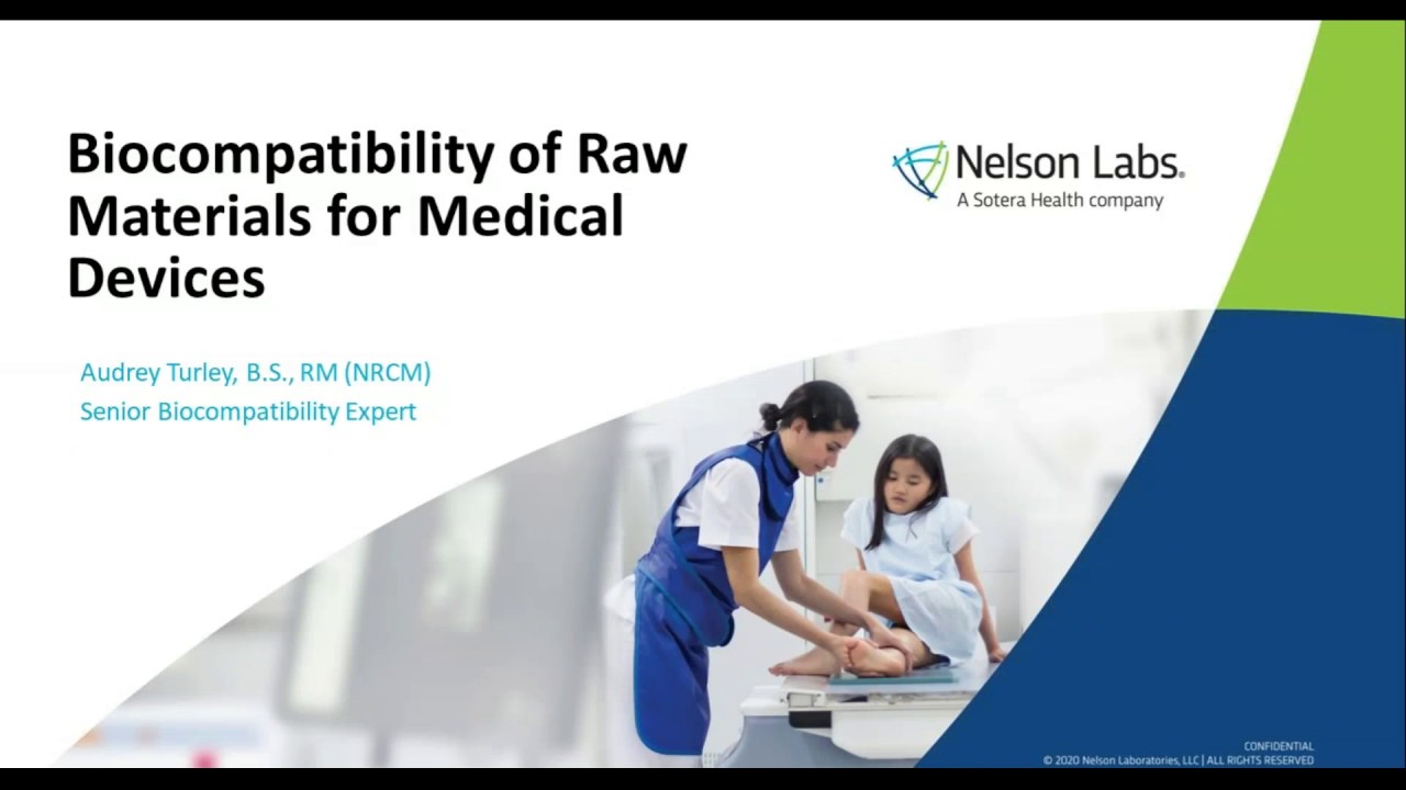 Biocompatibility of raw materials for medical devices