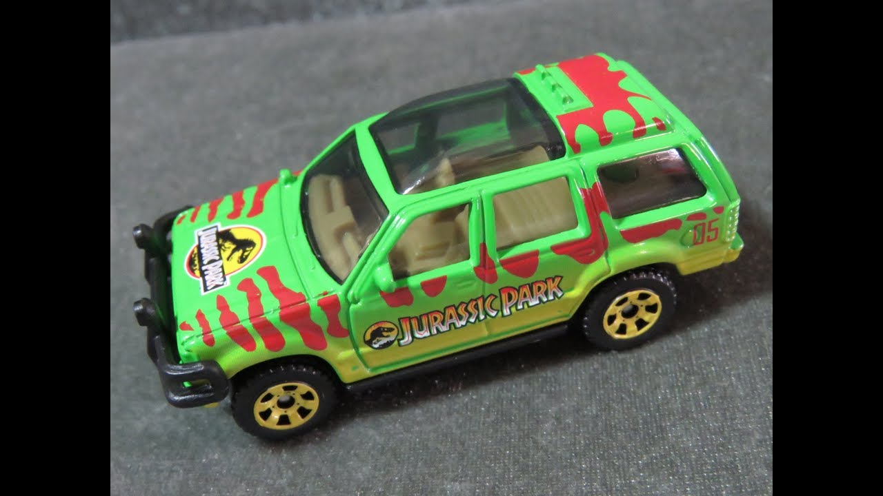 Matchbox 1/64 Jurassic Park Ford Explorer tour car