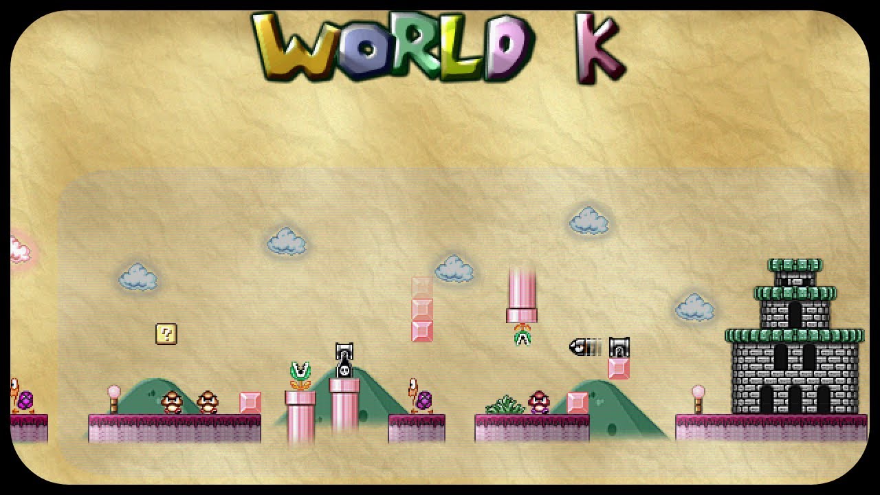 Mario Forever Fabulous Letter Worlds Series Ver 1.01(World K)