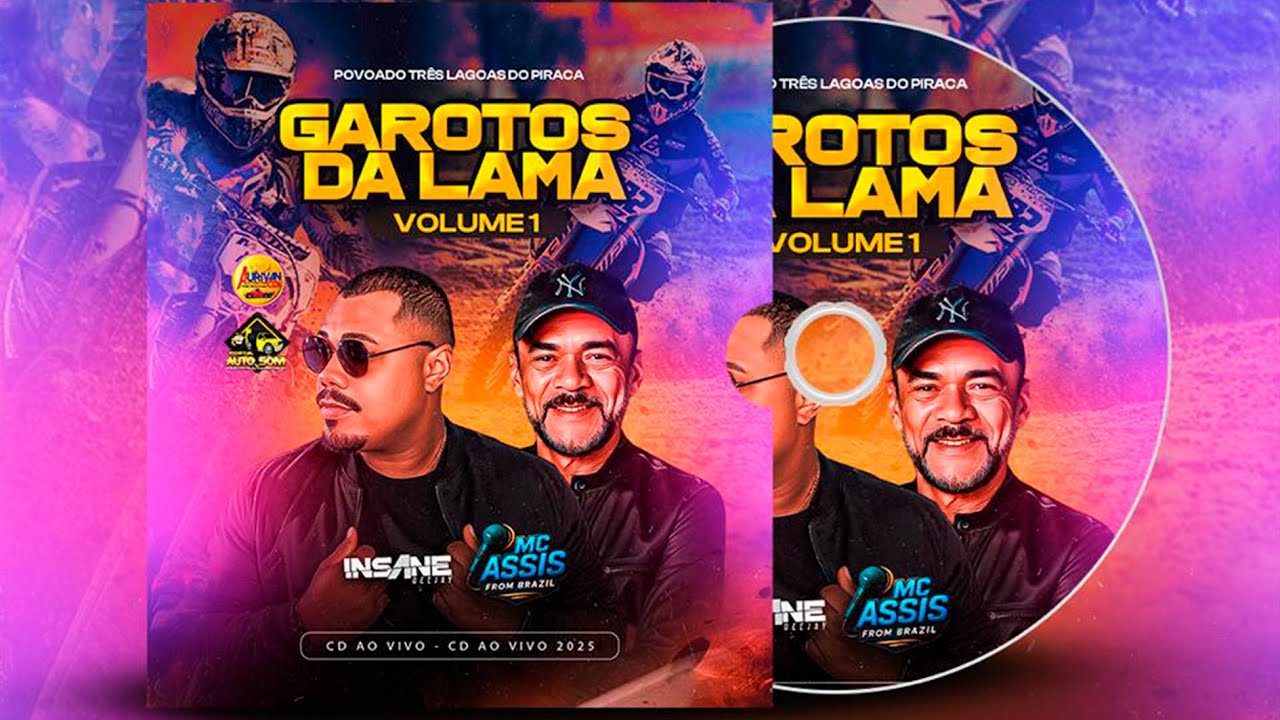 CD GAROTOS DA LAMA VOL 1 AO VIVO MC Assis Insane DJ OFC