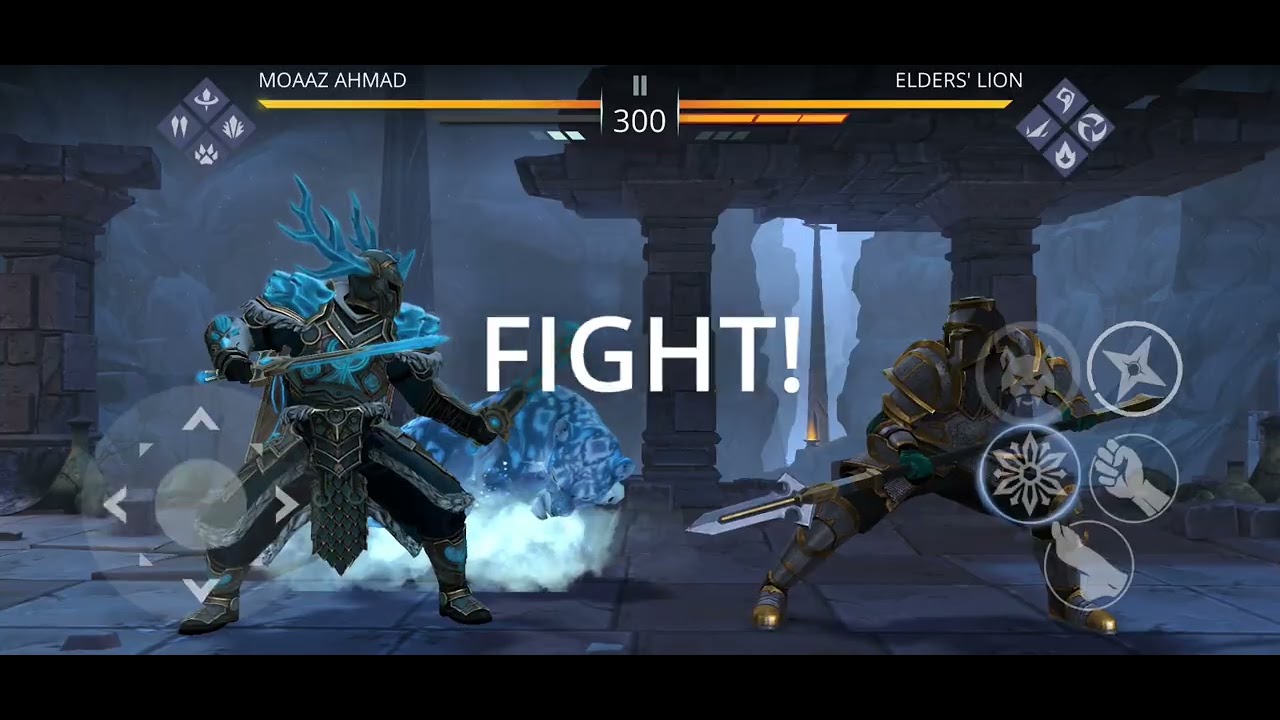 CELESTIAL KONUNG lvl 2 vs ELDER'S LION  [control lost] | shadow fight 3