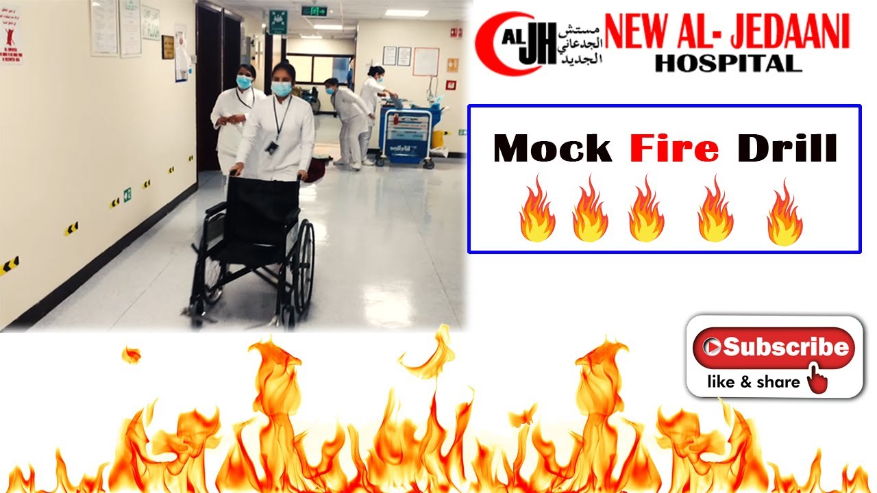 Fire Mock Drill in Hospital - 2020 | New Al Jedaani Hospital