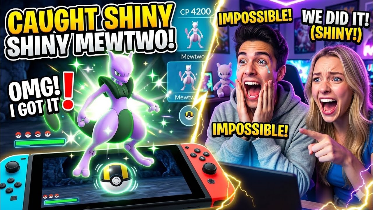 I Spent 100+ Hours Catching The Rarest Shiny Mewtwo! (OMG) 😭✨