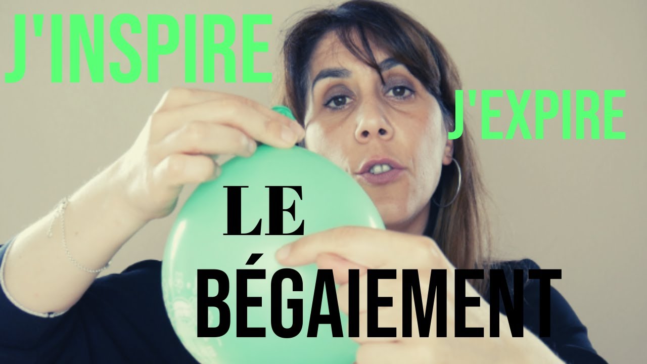 RESPIRATION, comment inspirer expirer avec LE BÉGAIEMENT
