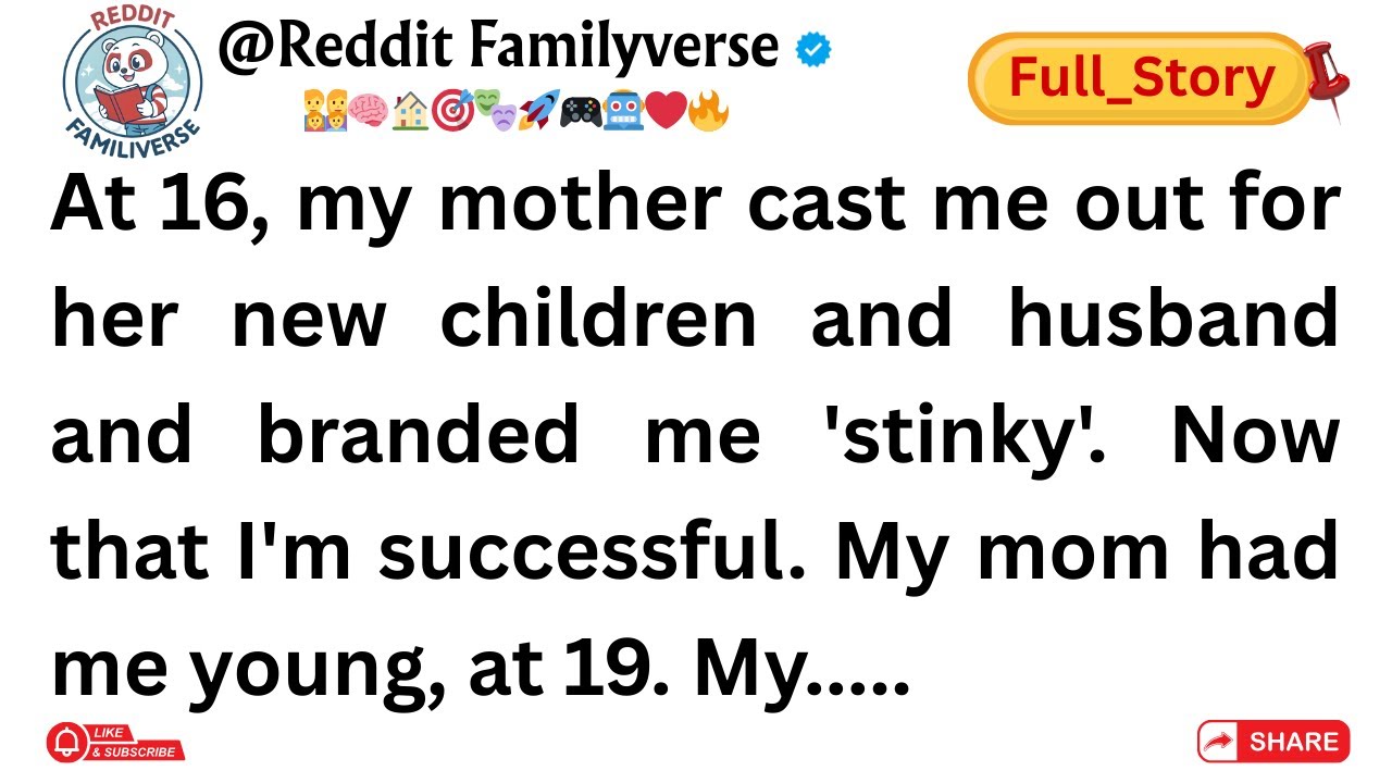 (Full Story)At 16, my mother cast me out for her new children and husband and branded me 'stinky'..