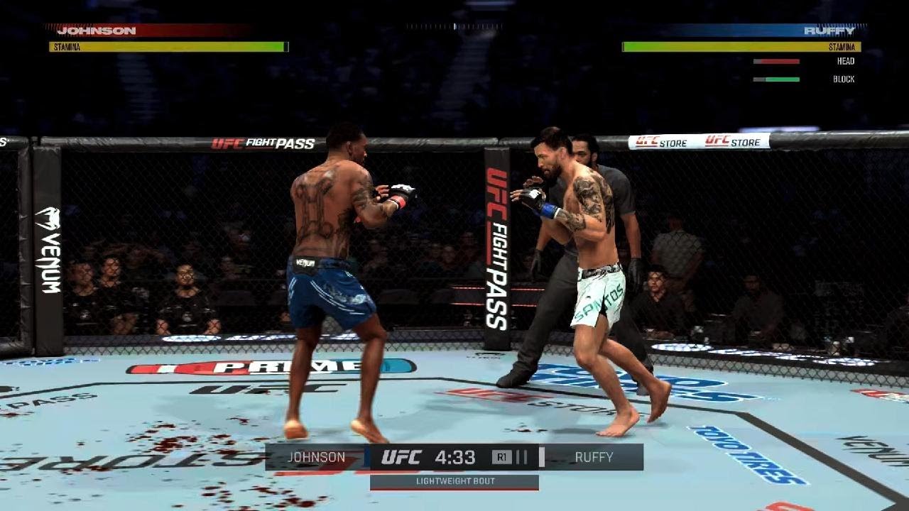 EA SPORTS UFC 5 Johnson clean headkic KO