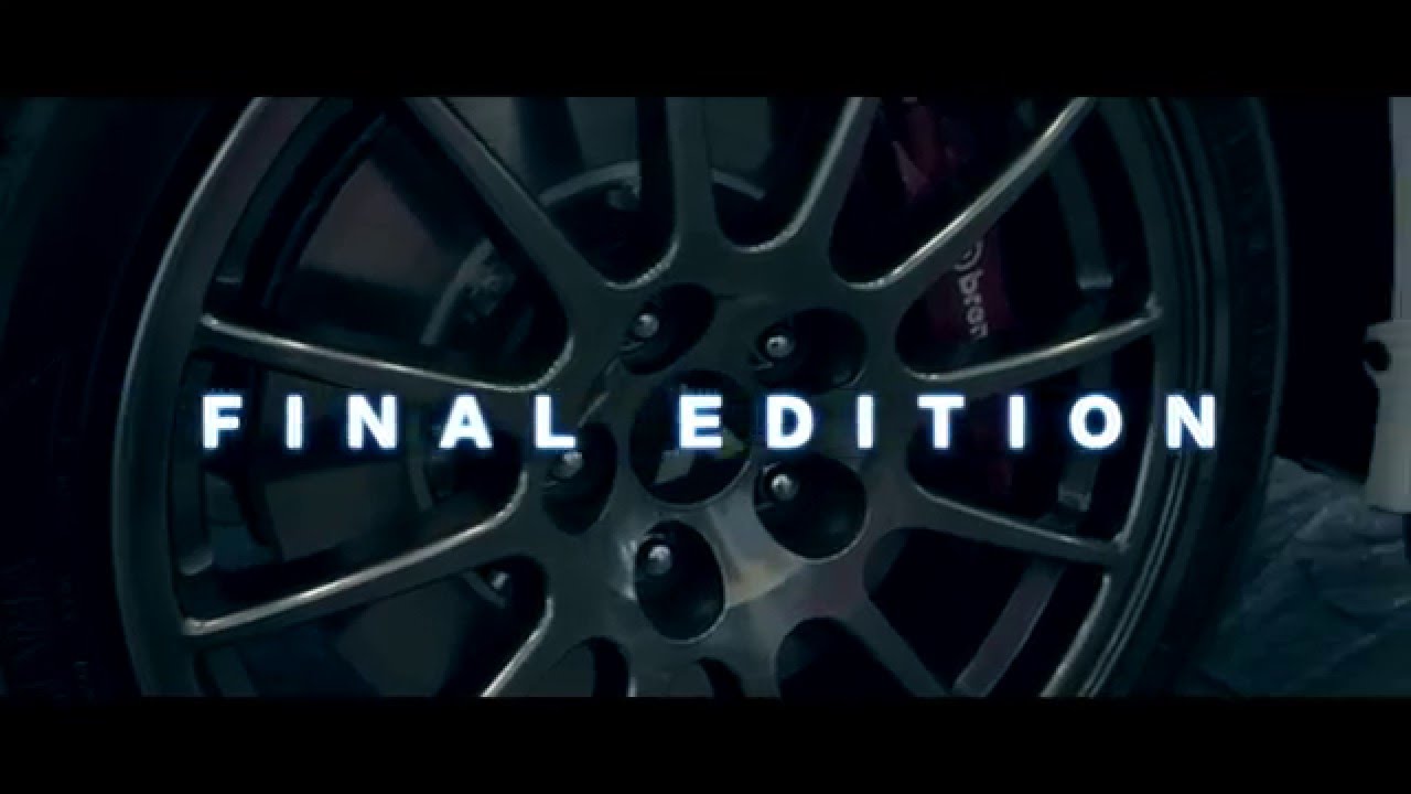 2015 Mitsubishi Lancer Evolution X FINAL EDITION (The Last EVO)
