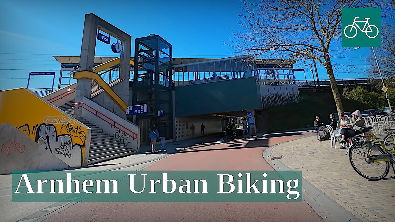 City Life in Motion: A Relaxing Ride Past Arnhem’s Best Spots | Urban Virtual Bicycle Tour in 4K