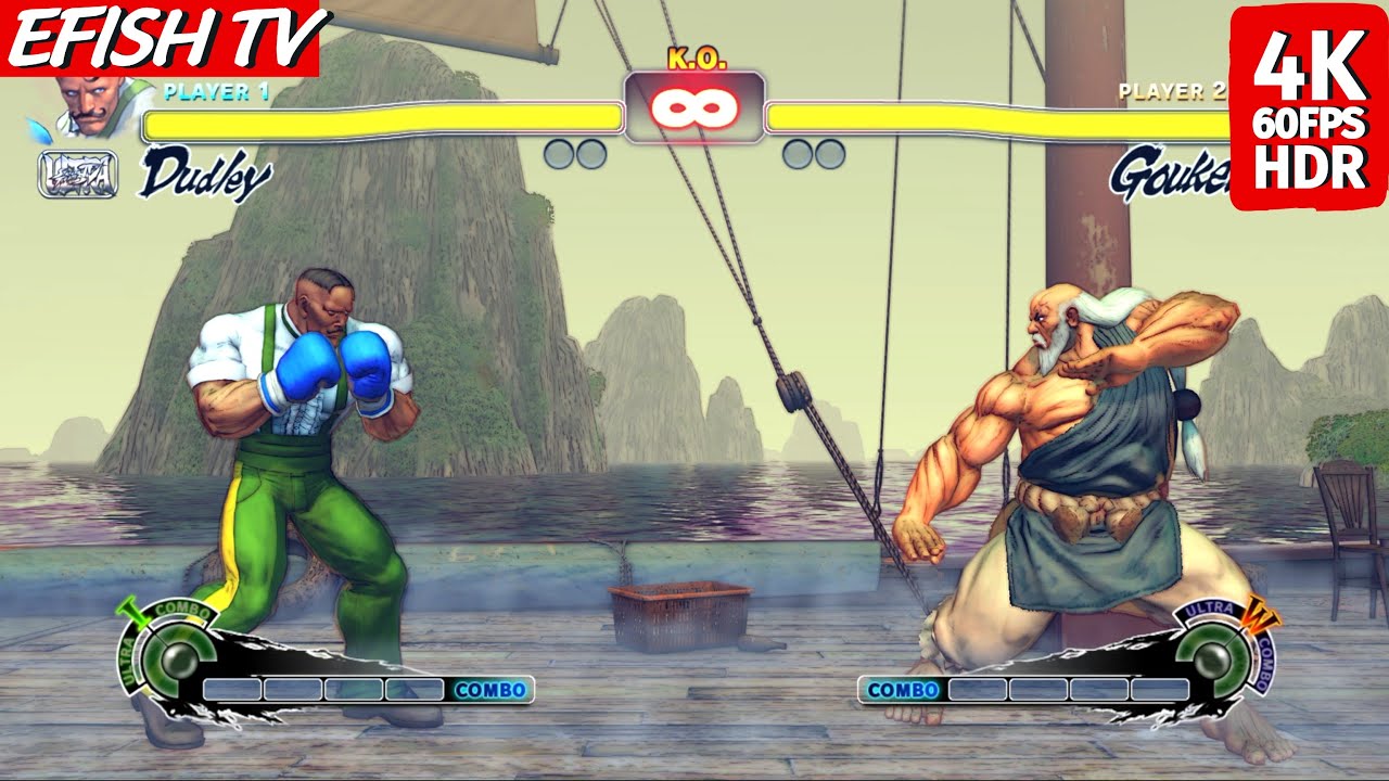 Dudley vs Gouken (Hardest AI) - Ultra Street Fighter IV | PS5 4K 60FPS