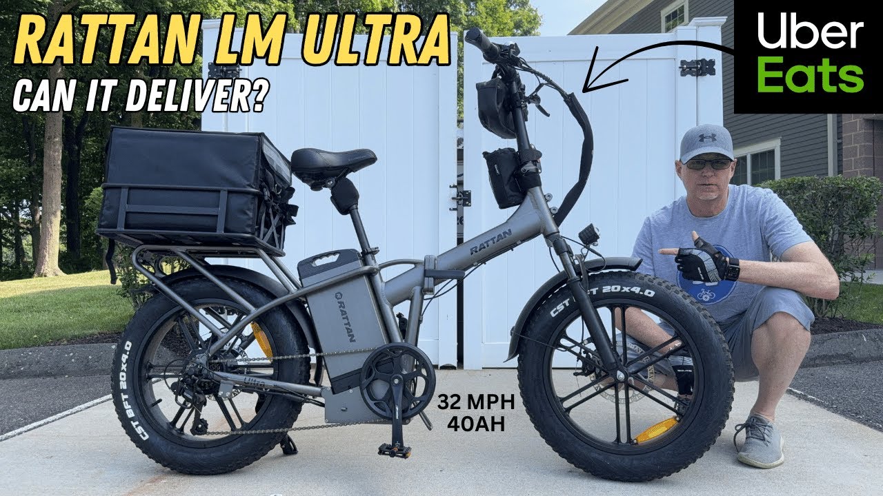 Uber Eats Shift 🚴‍♂️Testing RATTAN LM ULTRA Ebike