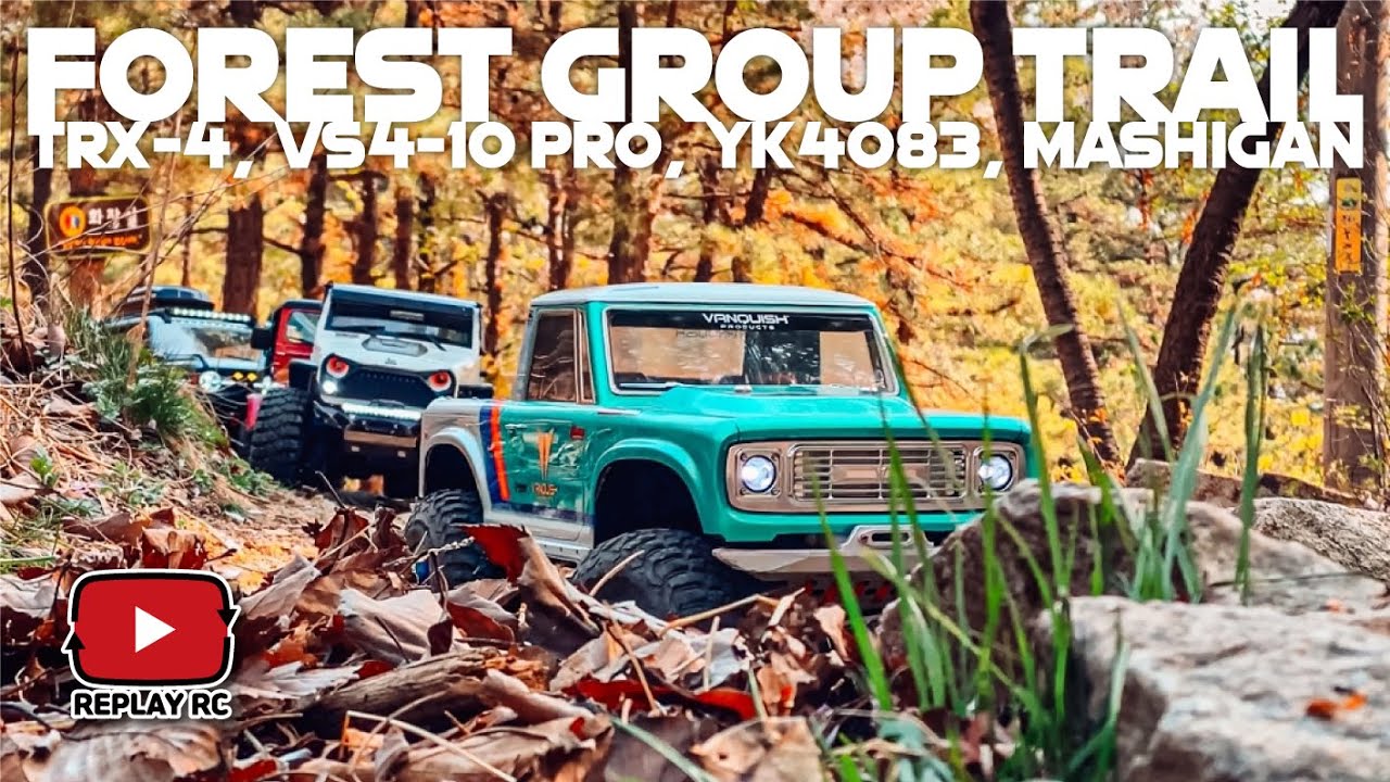 RC Cars. TRX-4 | VS4-10 Pro | YK4083 | MASHIGAN | Forest Rock crawler _1