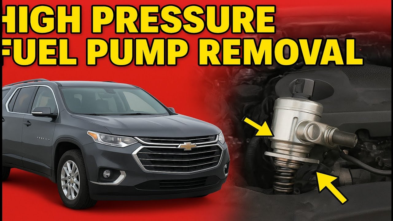 Chevrolet Traverse 09-17 High Pressure Fuel Pump Removal | 3.6L | How to Remove | Misfire | No Power