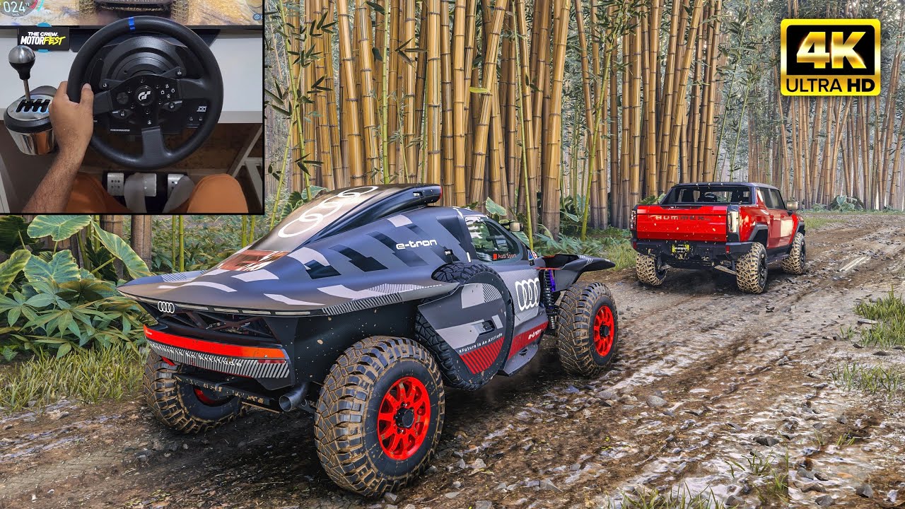 Audi RS Q e-tron & GMC Hummer EV | The Crew Motorfest | Thrustmaster T300RS gameplay