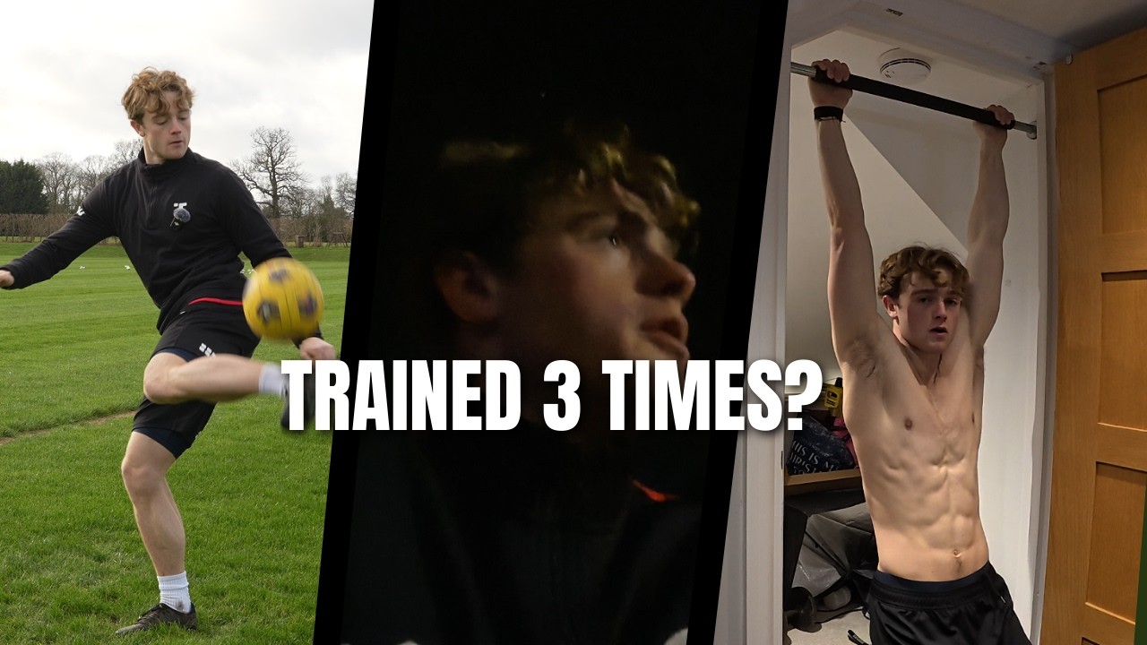 Wall Passing Session for Footballers (RAW DAY IN THE LIFE)