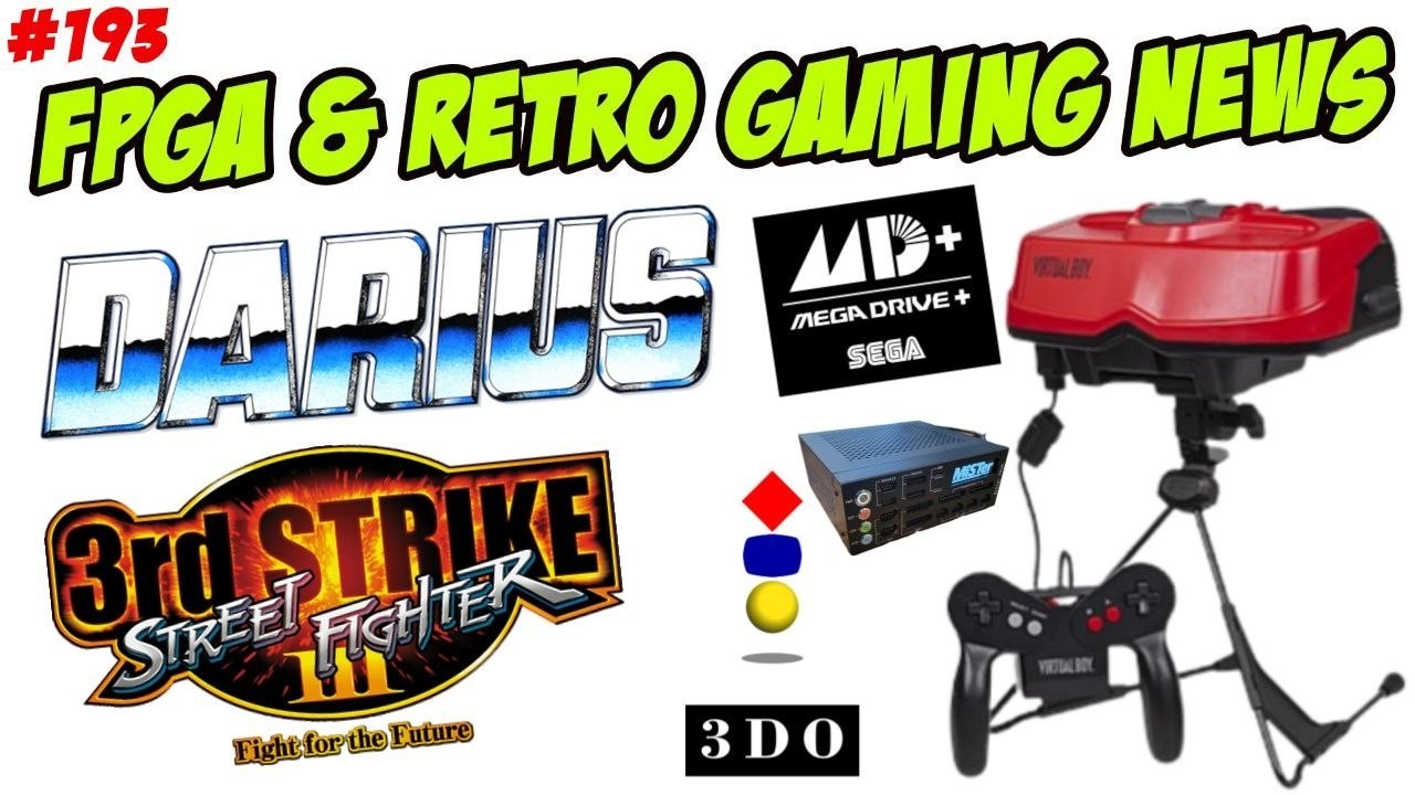 FPGA & Retro Gaming News Ep193 | MiSTer, Analogue Pocket, DARIUS, Virtual Boy, CPS3, 3DO, MD+ & More