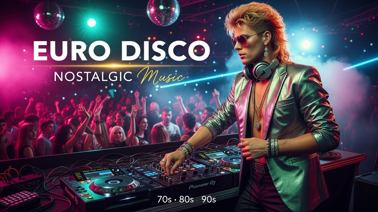 Vintage Retro Euro Disco Night 1980s | High-Energy Neon Groove for Classic Souls ⚡