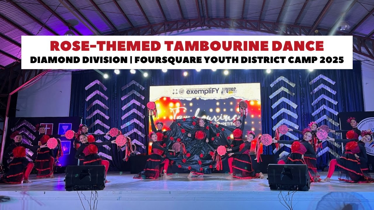 ROSE-THEMED TAMBOURINE DANCE | Diamond Division | FYDC 2025