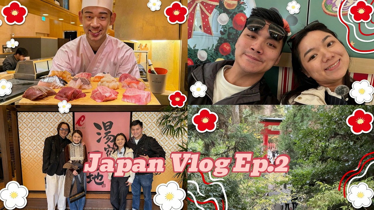 🇯🇵日本自駕遊｜大涌谷箱根神社熱海路線⛩️｜前進東京🗼｜超推薦的Omakase🍣｜第一次去東京迪士尼🕺🏻