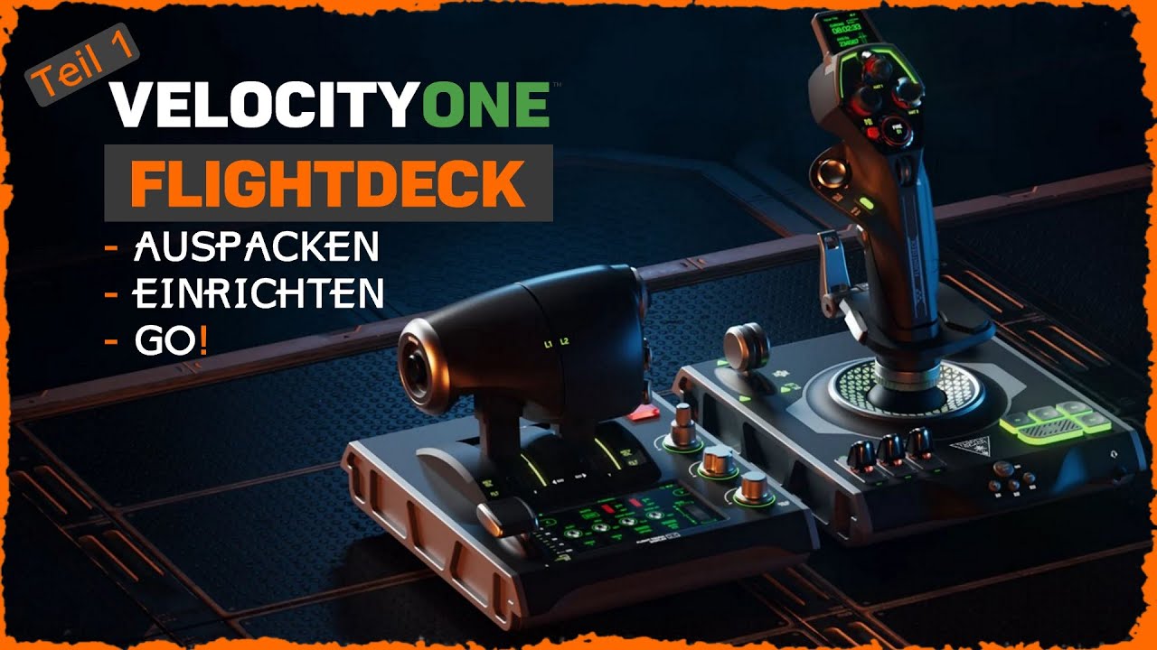 VelocityOne Flightdeck Teil 1 - Turtle Beach ▪ PC ▪ MSFS ▪ Flight Simulator ▪ V1FD ▪ deutsch