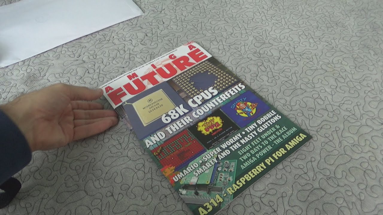 Amiga Future magazine Issue 147 Unboxing and Test