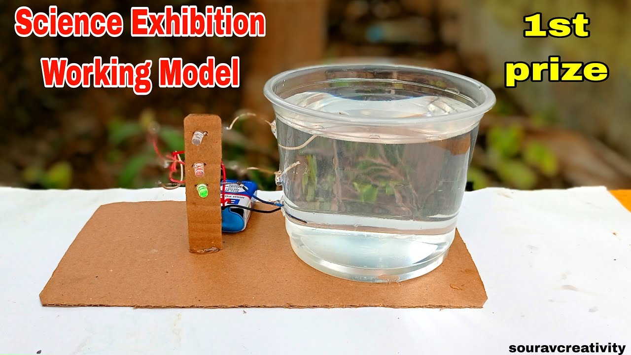 Science Exhibition Working Model | Water Alarm Project | Water Tank Alarm