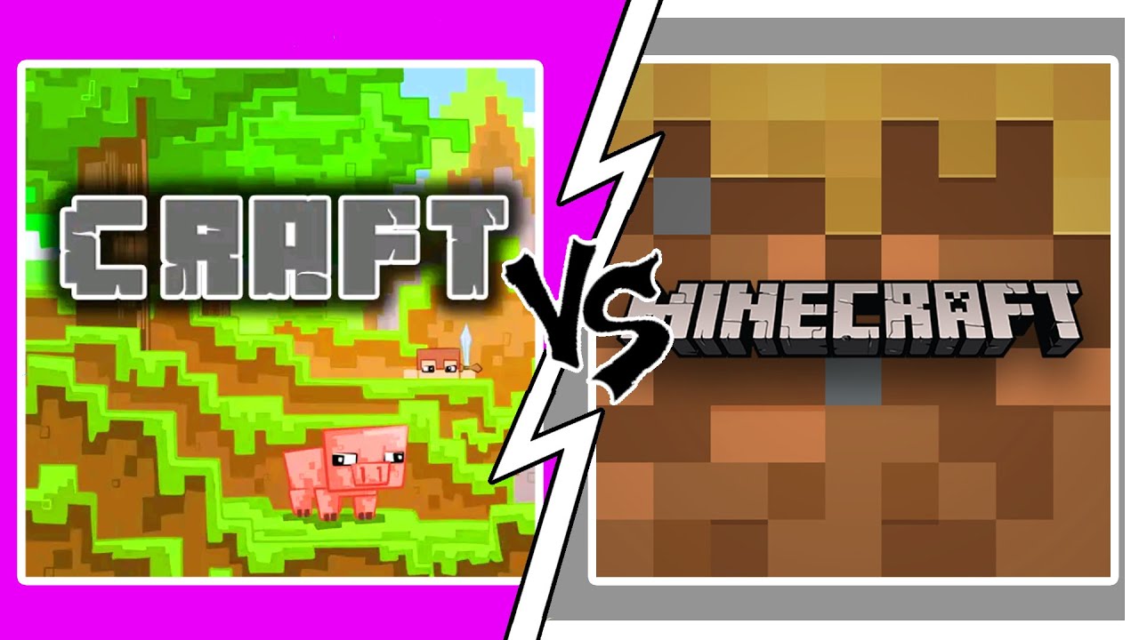Super Crafting and Building 2023 VS Minecraft TRIAL - Game Comparison