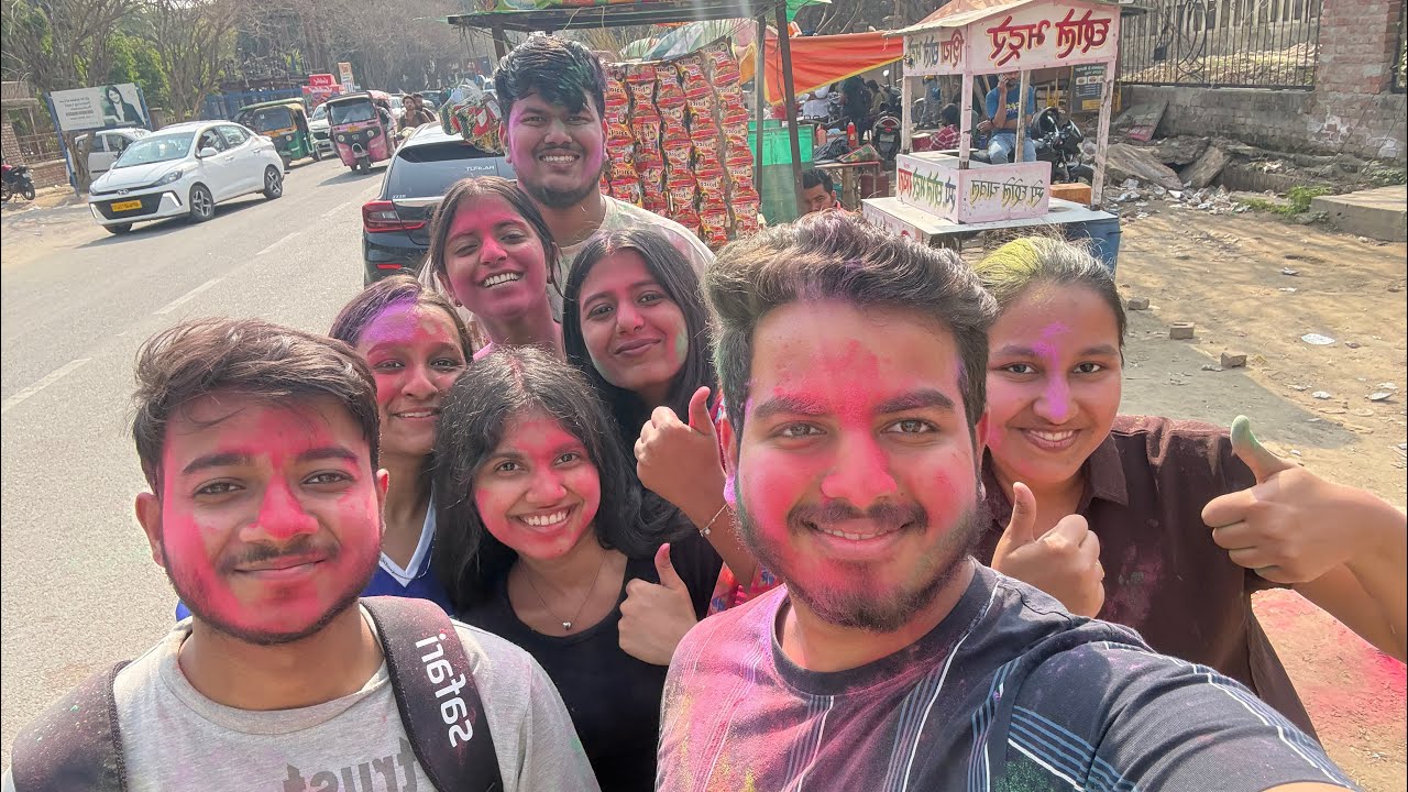 HOLI CELEBRATION AT IILM UNIVERSITY | Full Vlog | Mayank Juneja 