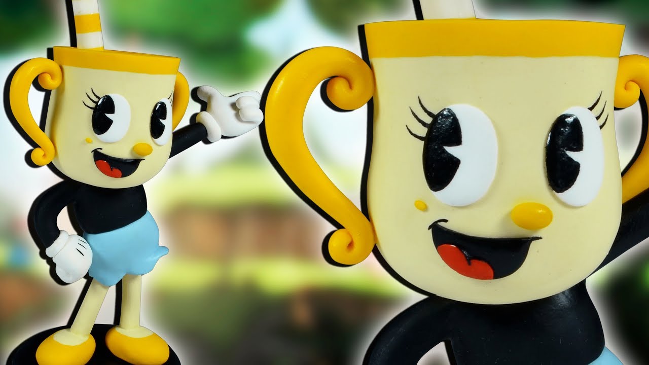 Handmade MS. CHALICE ★ CUPHEAD: The Delicious Last Course (DLC)➤ Polymer clay Tutorial ✔ Giovy Hobby